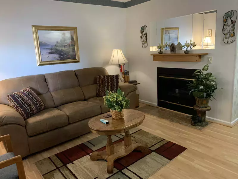 living room in 1-bedroom Gatlinburg condo